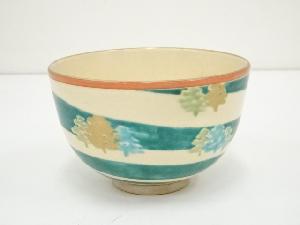 京焼　瑞雲造　色絵松茶碗